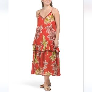 Band of Gipsies Sleeveless Floral Maxi Dress